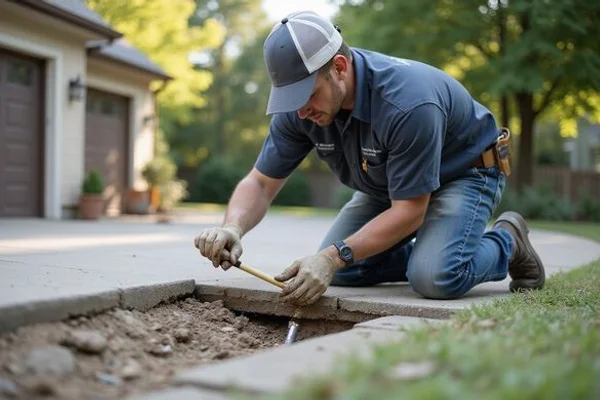 Void Filling & Soil Stabilization in process — Metro Detroit job